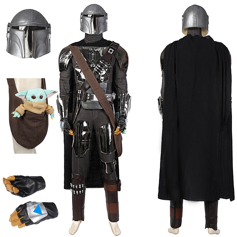 The Mandalorian Season 2 Cosplay Beskar Armor Uniform Din Djarin Helmet Full Set