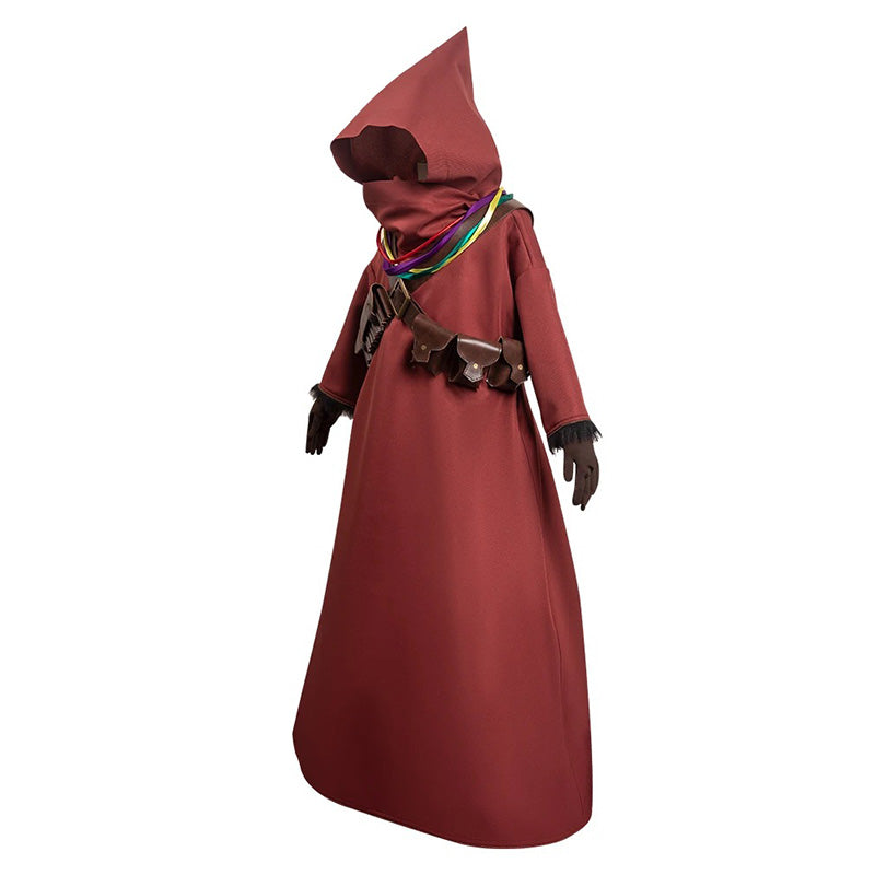 Star Wars The Mandalorian Jawa Cosplay Costume Kids Cape Outfit Halloween Party Suit