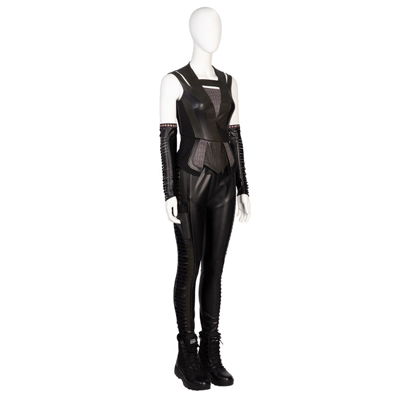 Thor: Love and Thunder Mantis Cosplay Mantis Lorelei Superhero Costume Black Suit Outfit