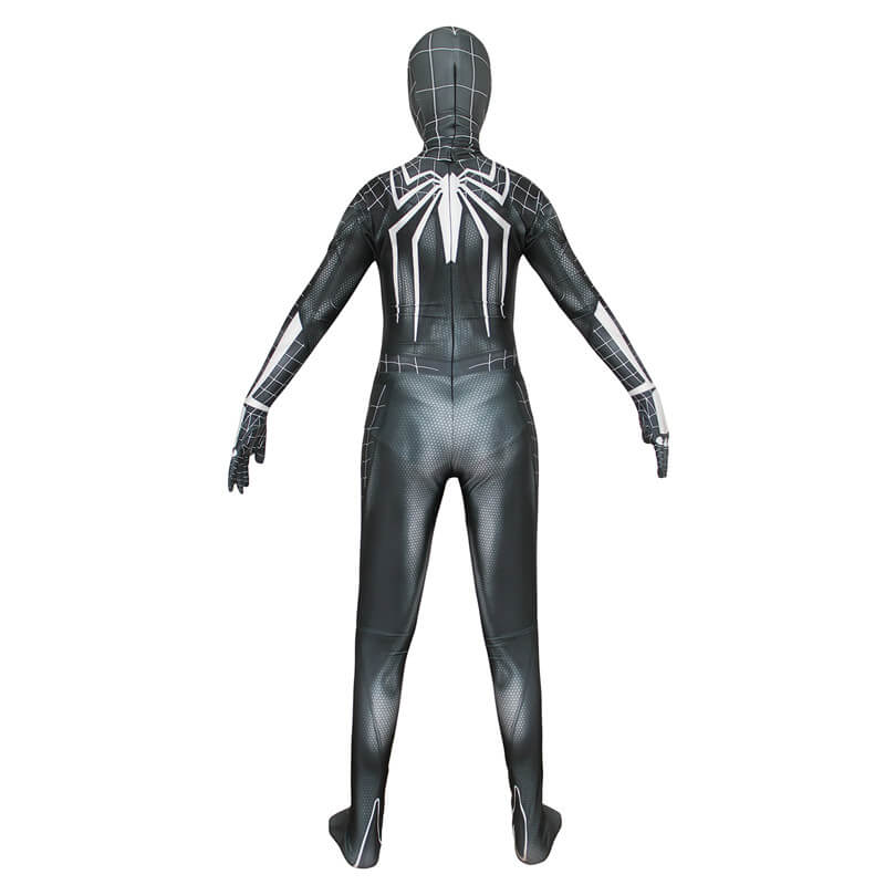 Marvel PS4 Spider-Man Spiderman Black Jumpsuit Cosplay Costume - ACcosplay