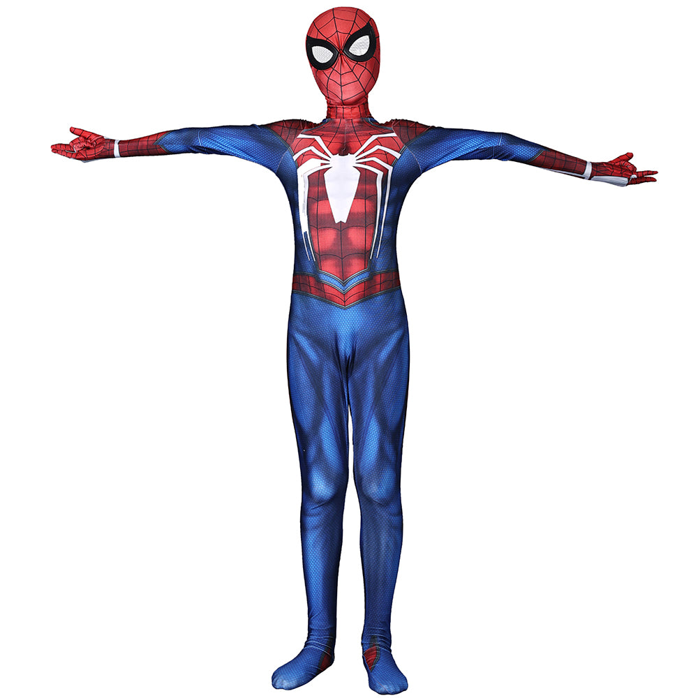 PS4 Spider-Man Spiderman Jumpsuit Cosplay Costume Kids Adults