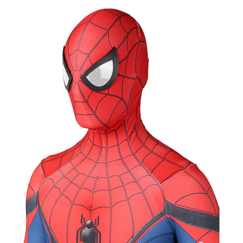 Marvel 2018 Video Game PS4 Spider Man Peter Parker Spandex Jumpsuit Cosplay  Costume