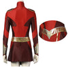 Shazam! Fury Of The Gods Mary Marvel Cosplay Lady Shazam Costume Supergirl Jumpsuit With Boots