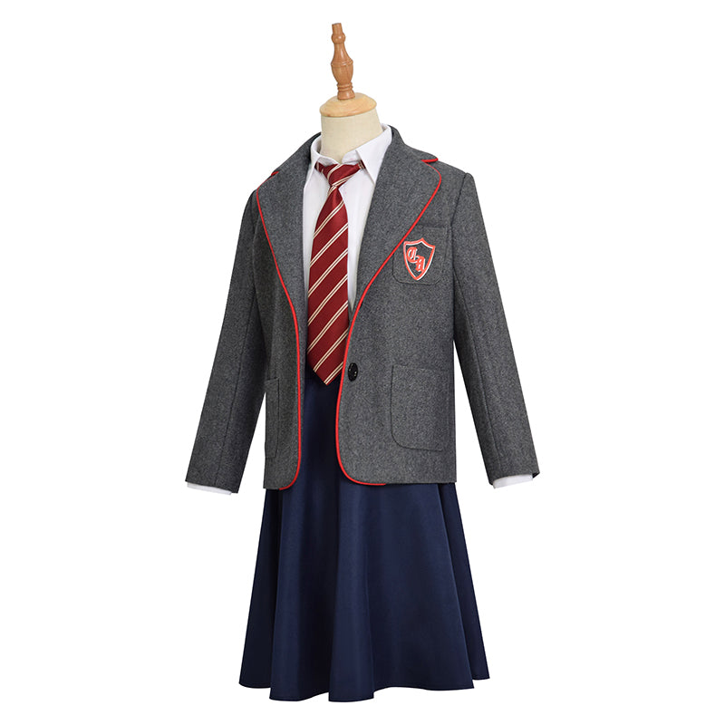 2022 Roald Dahl's Matilda the Musical Girls Alisha Weir School Uniform Cosplay Costume