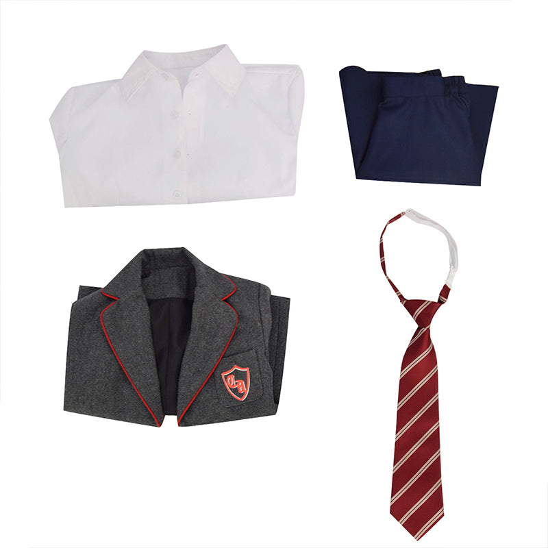 2022 Roald Dahl's Matilda the Musical Girls Alisha Weir School Uniform Cosplay Costume