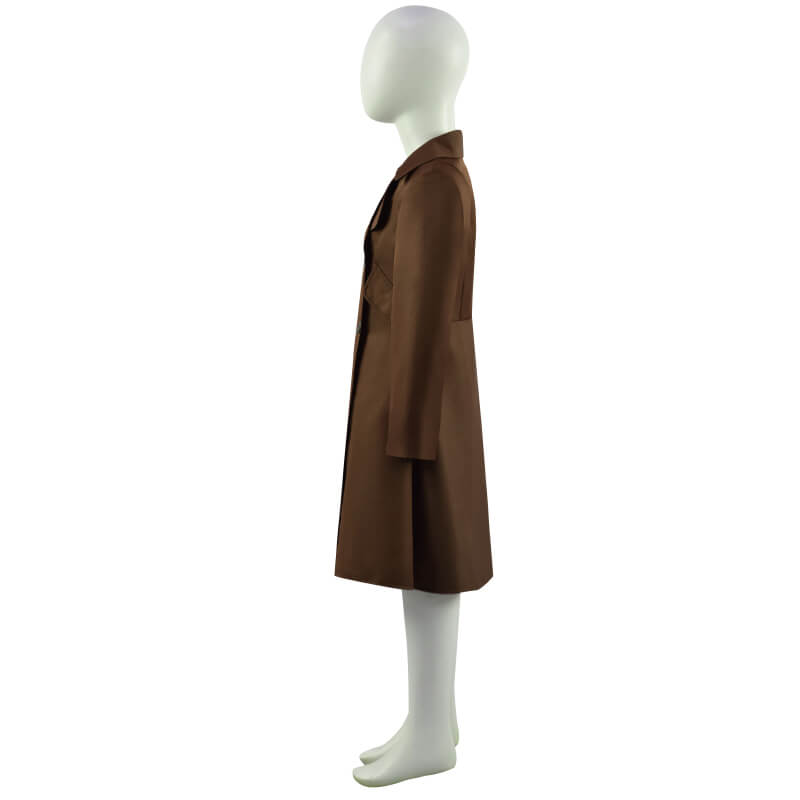 Megan Brown Coat Kids Girls M3gan Coat Cosplay Costume ACcosplay