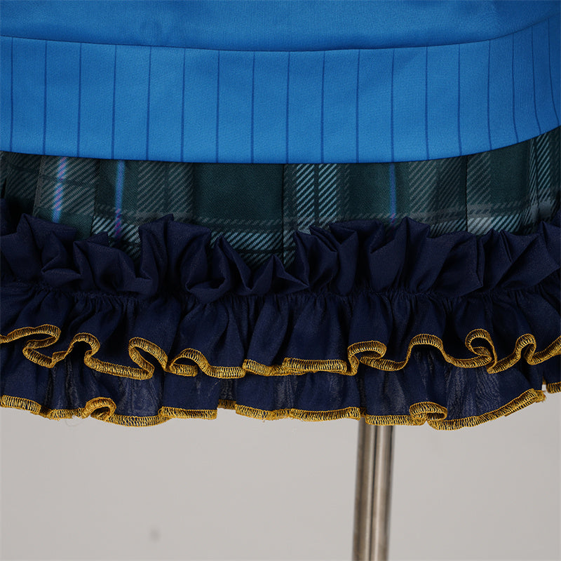 Hololive Virtual YouTuber NIJISANJI XSOLEIL Meloco Kyoran Cosplay Costume Sweet Lovely Skirt Suit