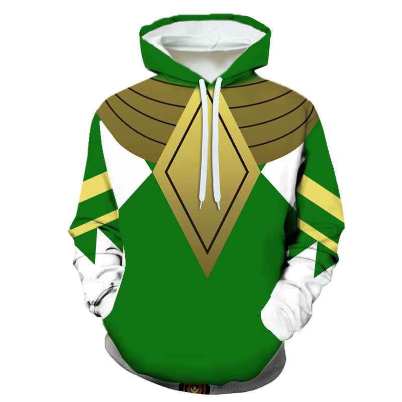CoolDojoBro Mighty Morphin Power Rangers Green Ranger Hoodie