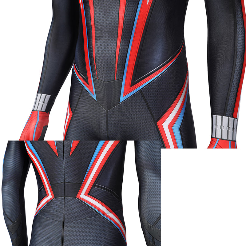 Spider Man Bodysuit Costume Spider-Man PS5 Miles Morales Cosplay Superhero Jumpsuit