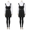 Monster High Live Action Drama Frankie Stein Cosplay Costume Black Dress Halloween Outfits