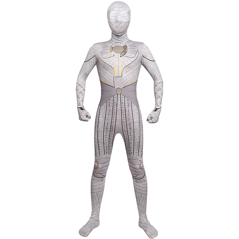 2022 Moon Knight Kids Cosplay Costume Boys Marc Spector Jumpsuit Cloak Holloween Party Suit