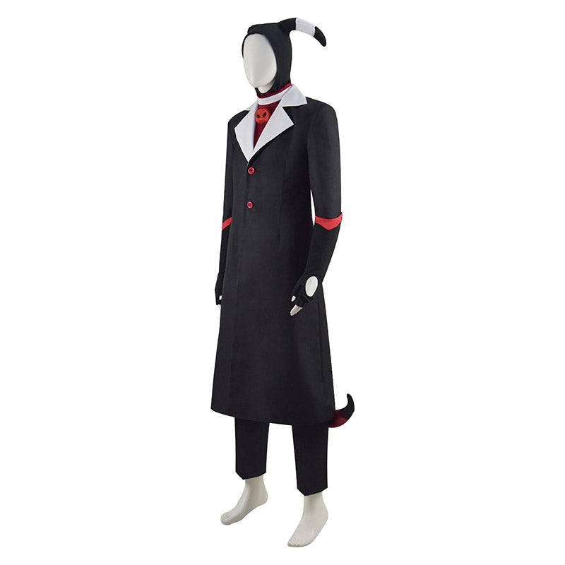 Helluva Boss Moxxie Hazbin Hotel Cosplay Costume Halloween Uniform Full Set
