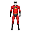Mr.Incredible Costume Superhero The Incredibles 2 Bob Parr Cosplay Jumpsuit Mask