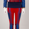 Ms. Marvel Kamala Khan Cosplay Costume Supergirl Jumpsuit Captain Suit With Helmet Boots