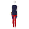 Ms. Marvel Kamala Khan Cosplay Costume Supergirl Jumpsuit Captain Suit With Helmet Boots