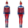 Ms. Marvel Kamala Khan Cosplay Costume Supergirl Jumpsuit Captain Suit With Helmet Boots