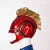 Ms. Marvel Kamala Khan Cosplay Costume Supergirl Jumpsuit Captain Suit With Helmet Boots