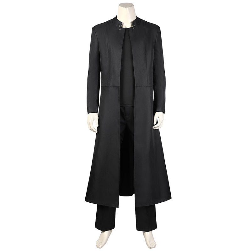 Neo The Matrix Costume The Matrix Resurrections Cosplay Black Coat Ful ...