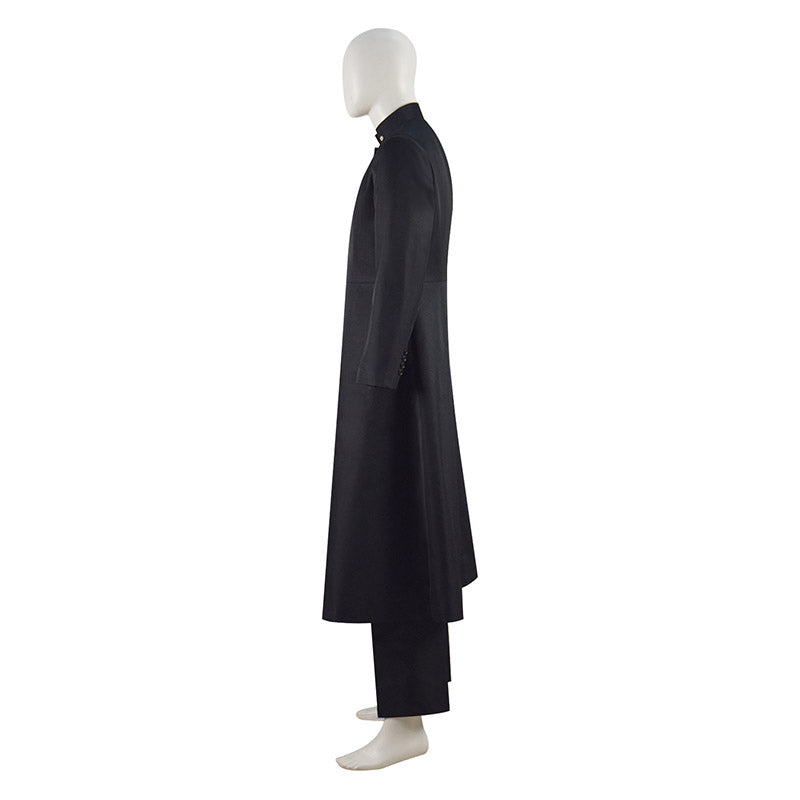 Neo Cosplay The Matrix: Resurrections Costume Black Trench Coat