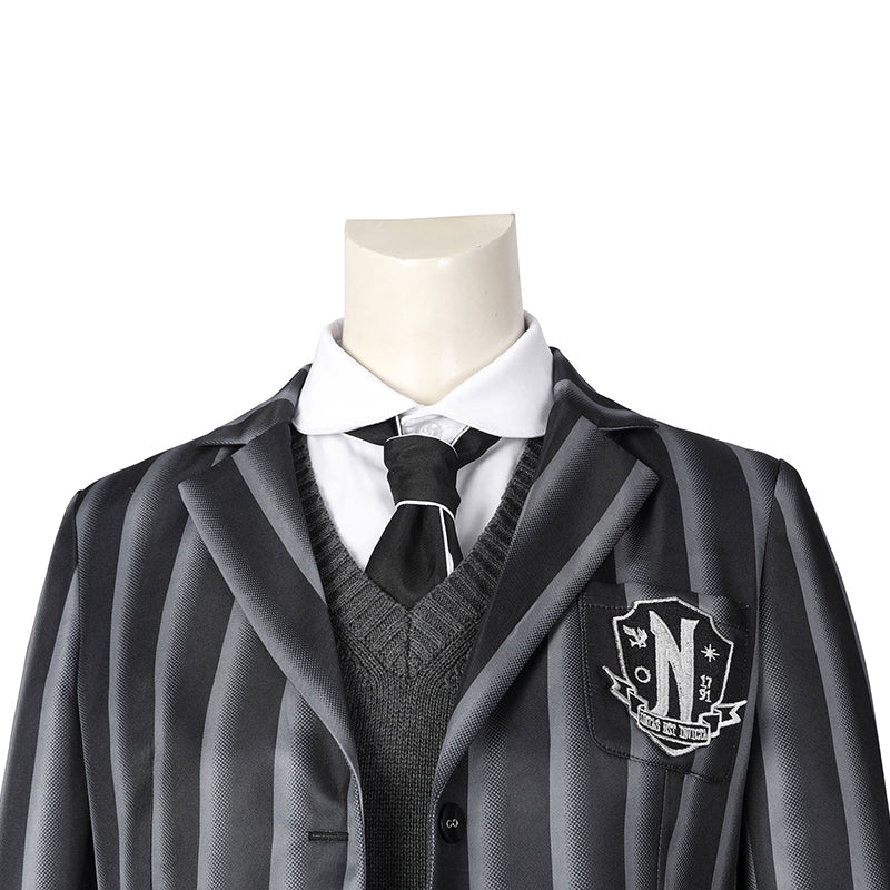 The Addams Family Wednesday Cosplay Costume Nevermore Academy School Uniform Halloween Outfit