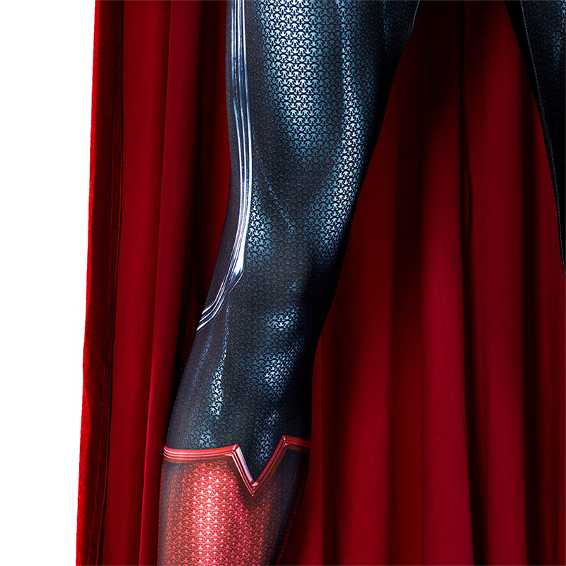 New Superman Cosplay Costume 2022 Man of Steel Superhero Jumpsuit Bodysuit