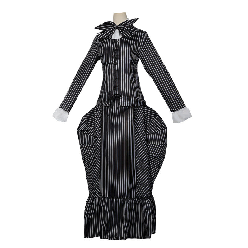 Nightmare Before Christmas Cosplay Jack/Sally Skelington Costume Halloween Carnival Suit