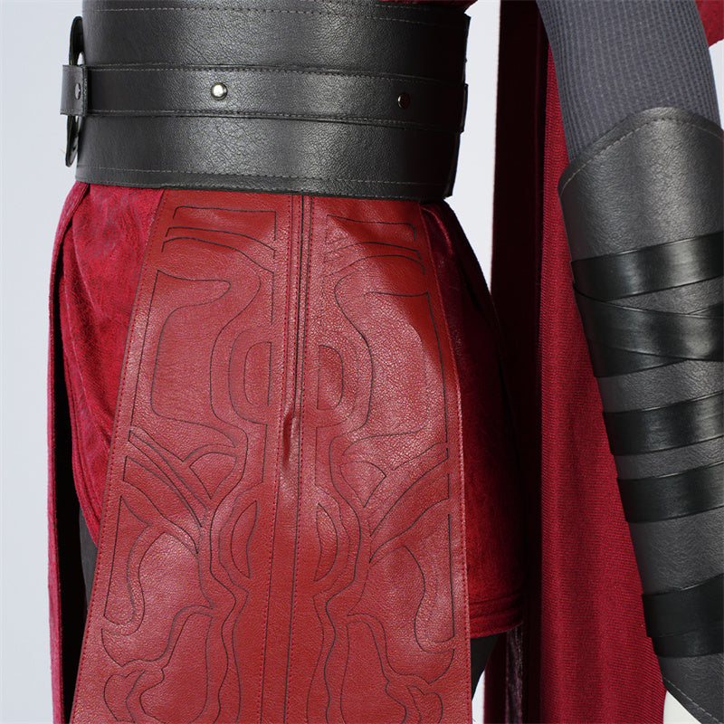 Star Wars Nightsister Merrin Cosplay Costume Witch Merrin Red Kimono Halloween Carnival Suit