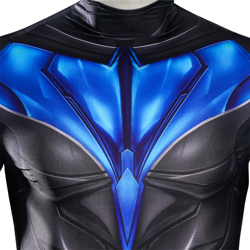 Nightwing Dick Grayson Cosplay Costume Superhero Jumpsuit Halloween Carnival Suit