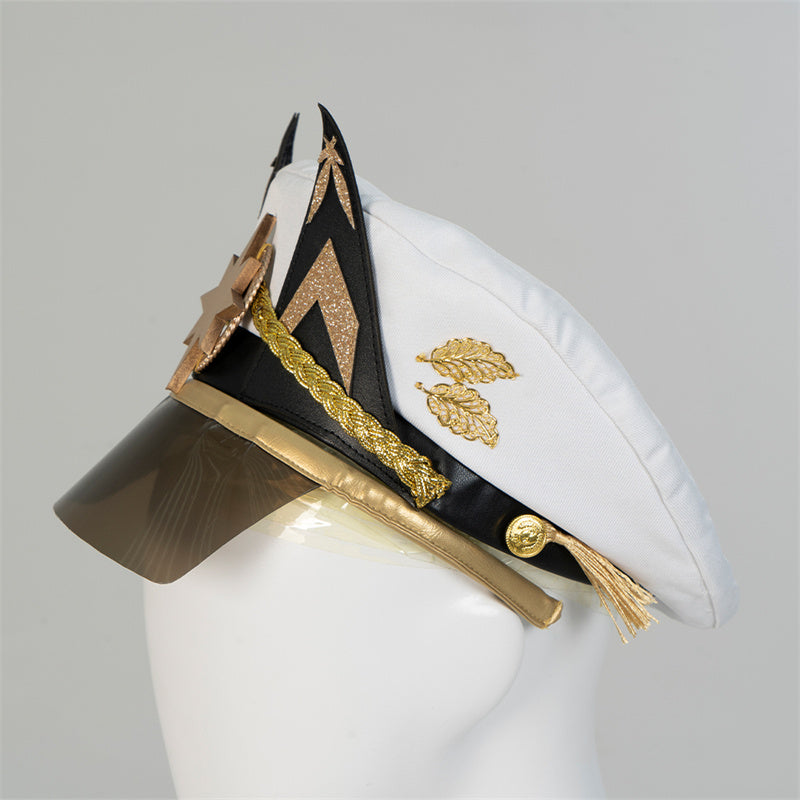 Nikke Goddess of Victory Helm Cosplay Costume Anime Navy White Uniform