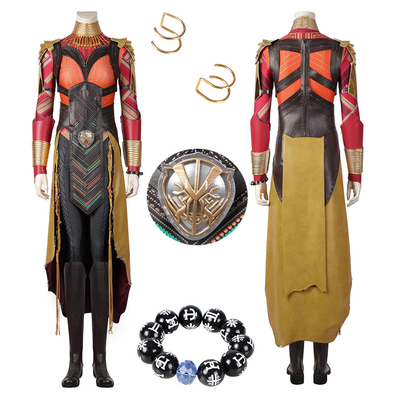Okoye Cosplay Black Panther Wakanda Forever Royal Guard Captain Costume Halloween Carnival Suit