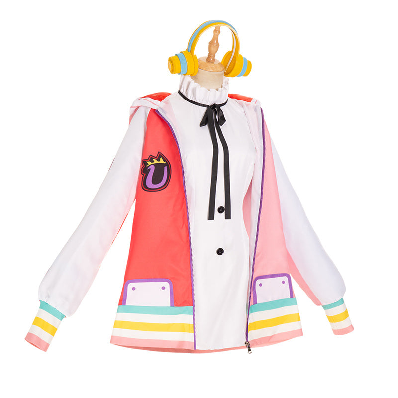 One Piece Film Red UTA Cosplay Costume 2022 Anime Halloween Coat Shirt Outfits