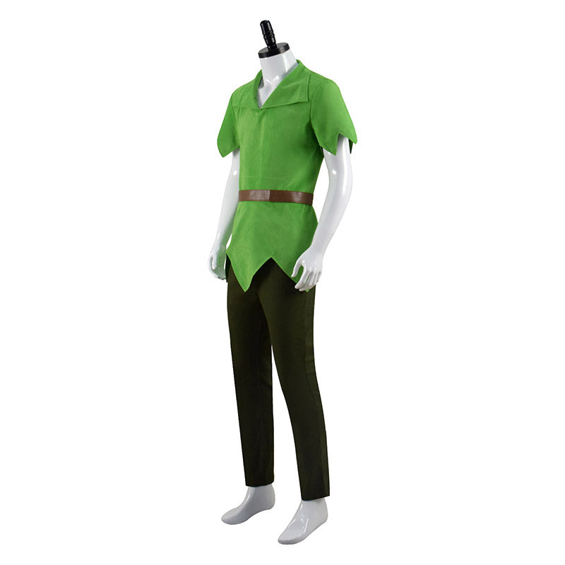 Peter Pan And Wendy Peter Pan Costume Green Outifit Halloween Carnival Uniform