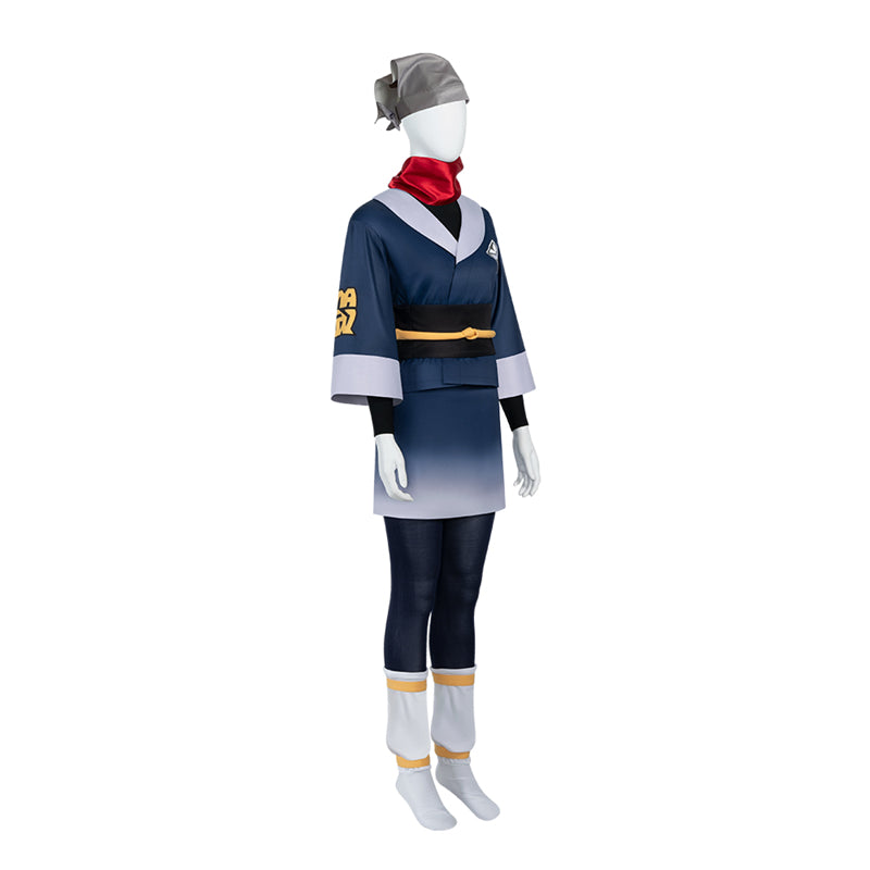 PM Black/White Ace Trainer (Female) Cosplay Costume