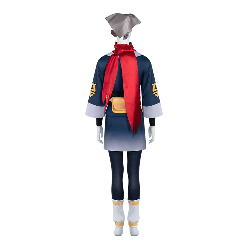 Pokemon Legends Arceus Cosplay Akari Pokemon Trainer Costume Anime Outfit