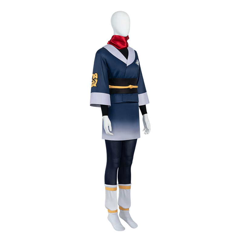 Pokemon Legends Arceus Cosplay Akari Pokemon Trainer Costume Anime Outfit