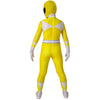 Kids Power Rangers Costume Yellow Ranger Cosplay Suit Zentai Jumpsuit