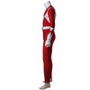 Power Rangers Costume Mighty Morphin Red Ranger Onesies Jumpsuit Zentai Bodysuit Boots Cosplay Adult