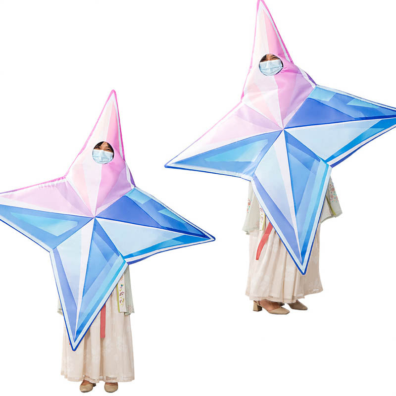 Genshin Impact Primogem Cosplay Costume Game Funny Doll Jumpsuit Halloween Party Suit