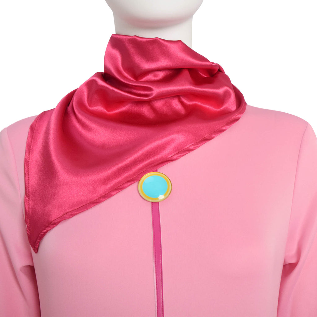 2023 Movie The Super Mario Bros. Princess Peach Jumpsuit Cosplay Costume ACcosplay