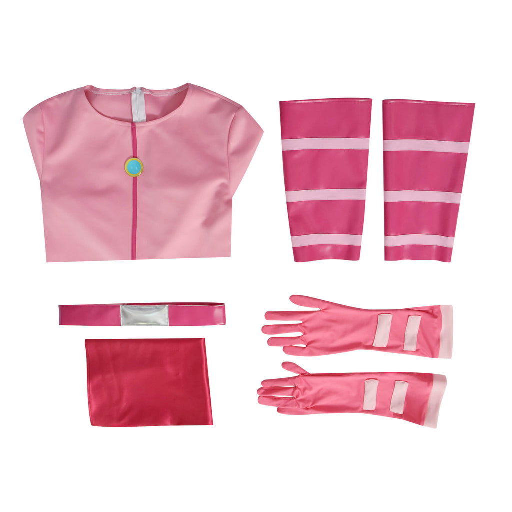 2023 Movie The Super Mario Bros. Princess Peach Jumpsuit Cosplay Costume ACcosplay