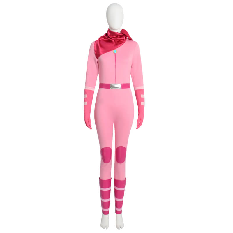 2023 Movie The Super Mario Bros. Princess Peach Jumpsuit Cosplay Costume ACcosplay