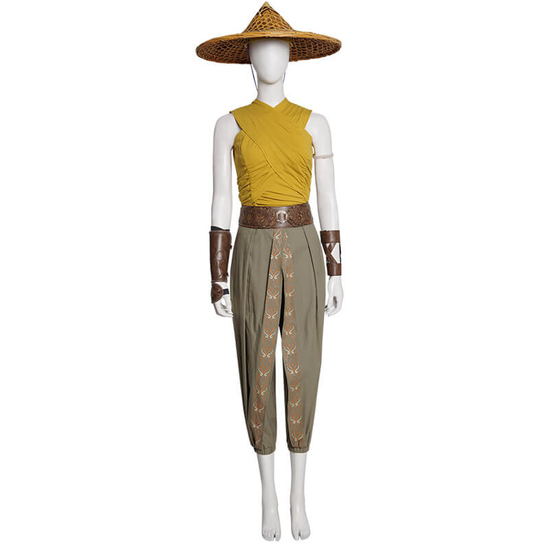 Raya And The Last Dragon Raya Cosplay Costume Battle Suit Full Set
