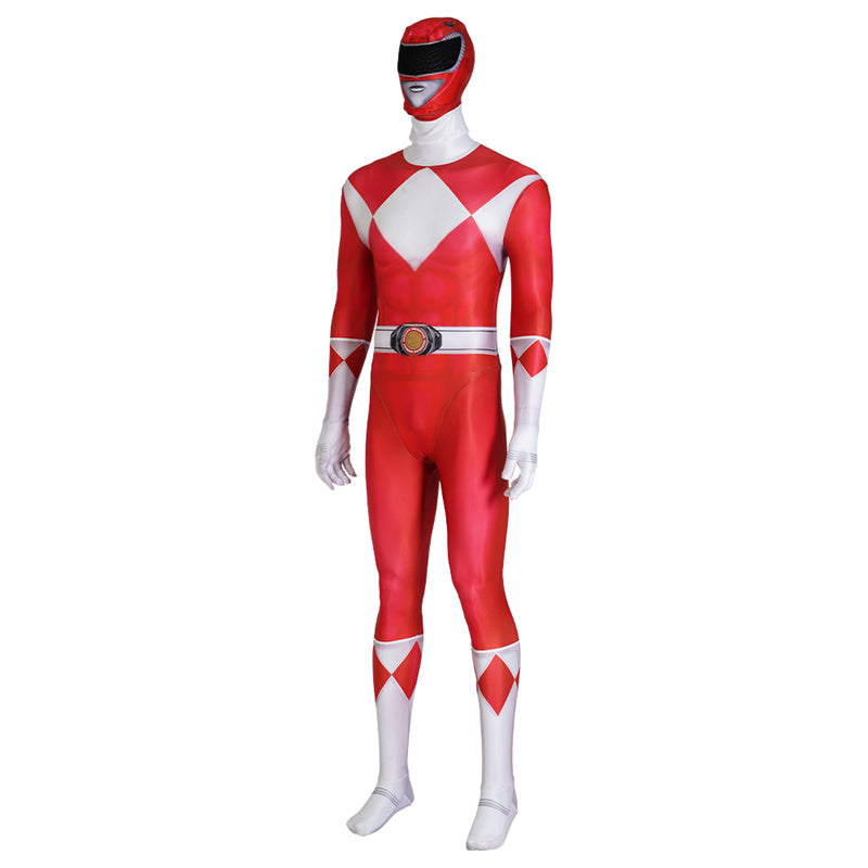 2023 Power Rangers Red Ranger Geki Cosplay Costume Jumpsuit With Mask ...