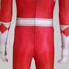 2023 Power Rangers Red Ranger Geki Cosplay Costume Jumpsuit With Mask