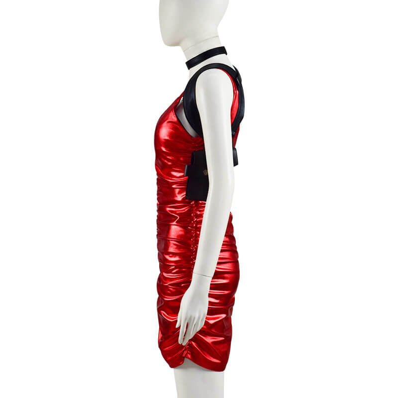 Resident Evil 2 Remake Ada Wong Cosplay Costume Red Dress Outfit For Sale