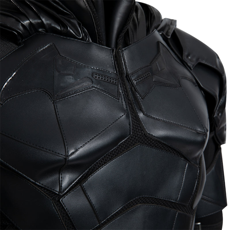 Robert Pattinson Batman Suit The Batman 2022 Cosplay Costume Black