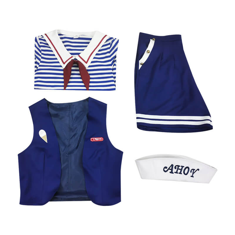 Robin Scoops Ahoy Costume Stranger Things 3 Robin Halloween Cosplay Costume ACcosplay