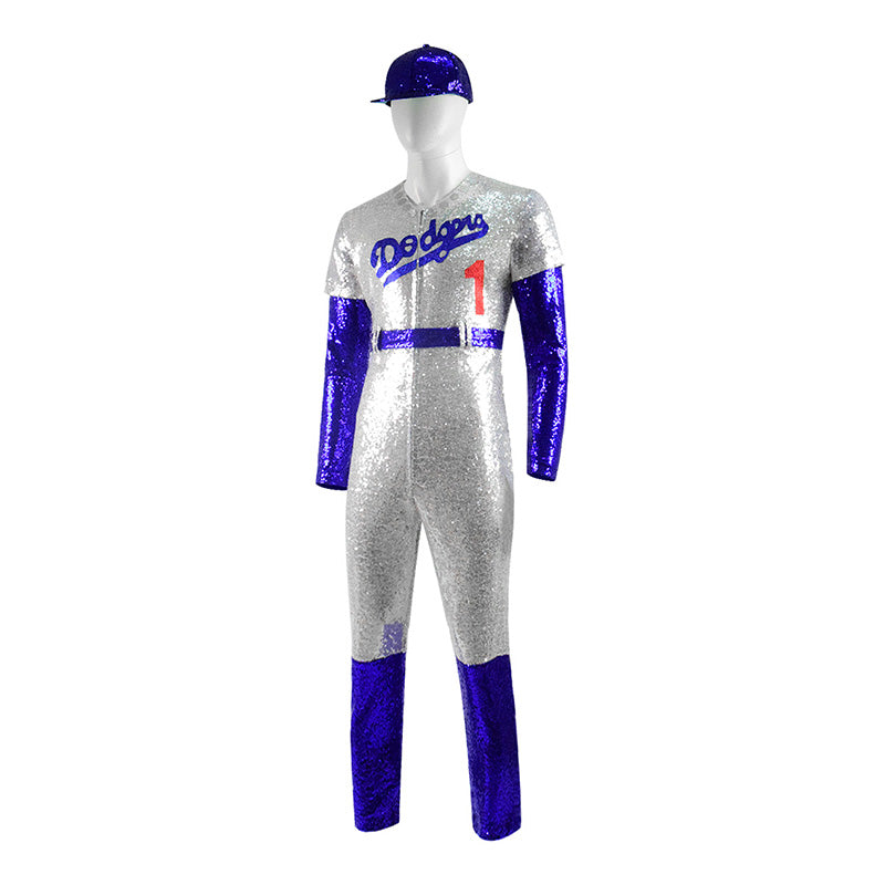 Rocketman Elton John Costumes Dodgers Jumpsuit Halloween Party Suit –  ACcosplay