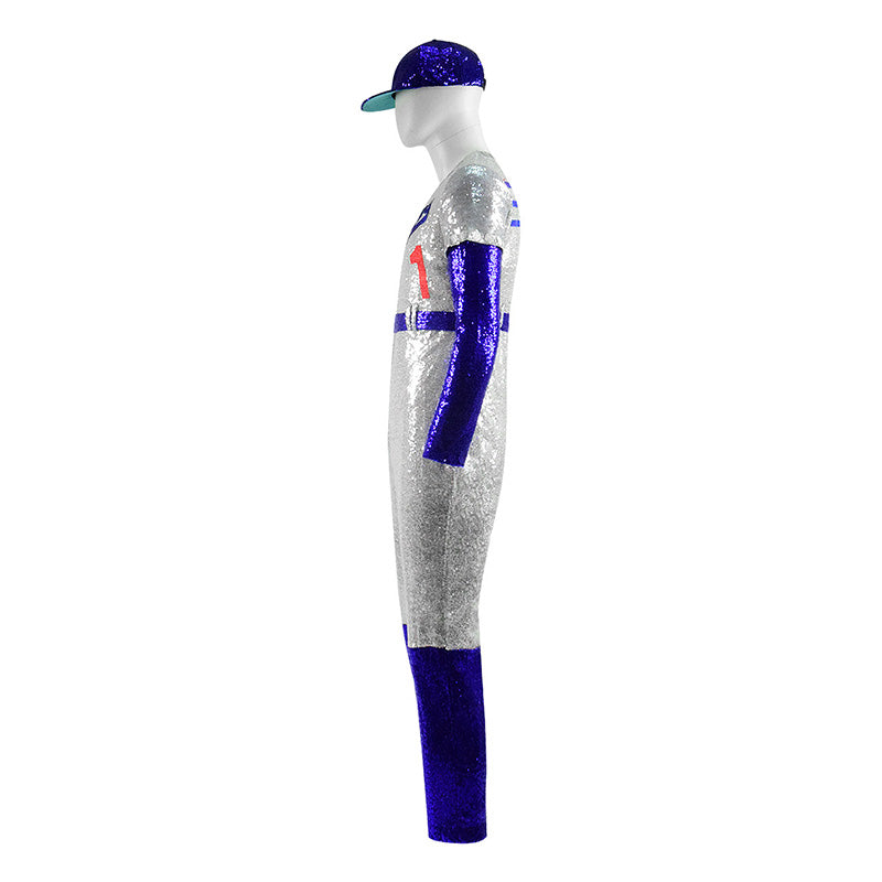 Elton Sequin Baseball Uniform Adult Costume