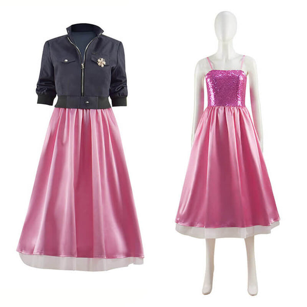 rose tyler pink dress Rose Tyler, Idiot's Lantern  Fabric & Shoes!